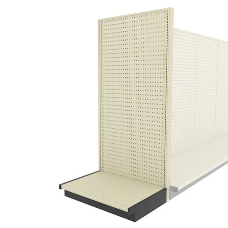 Lozier Shelving End Cap Display Unit, Platinum 36W 78H 25D P315U-EC